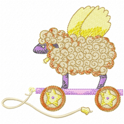 Kids And Toys Embroidery Design 5